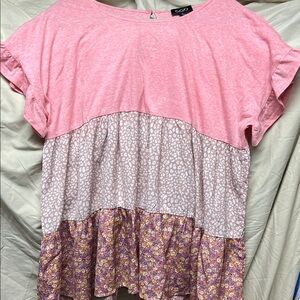 GAP Pink Floral Women's Top